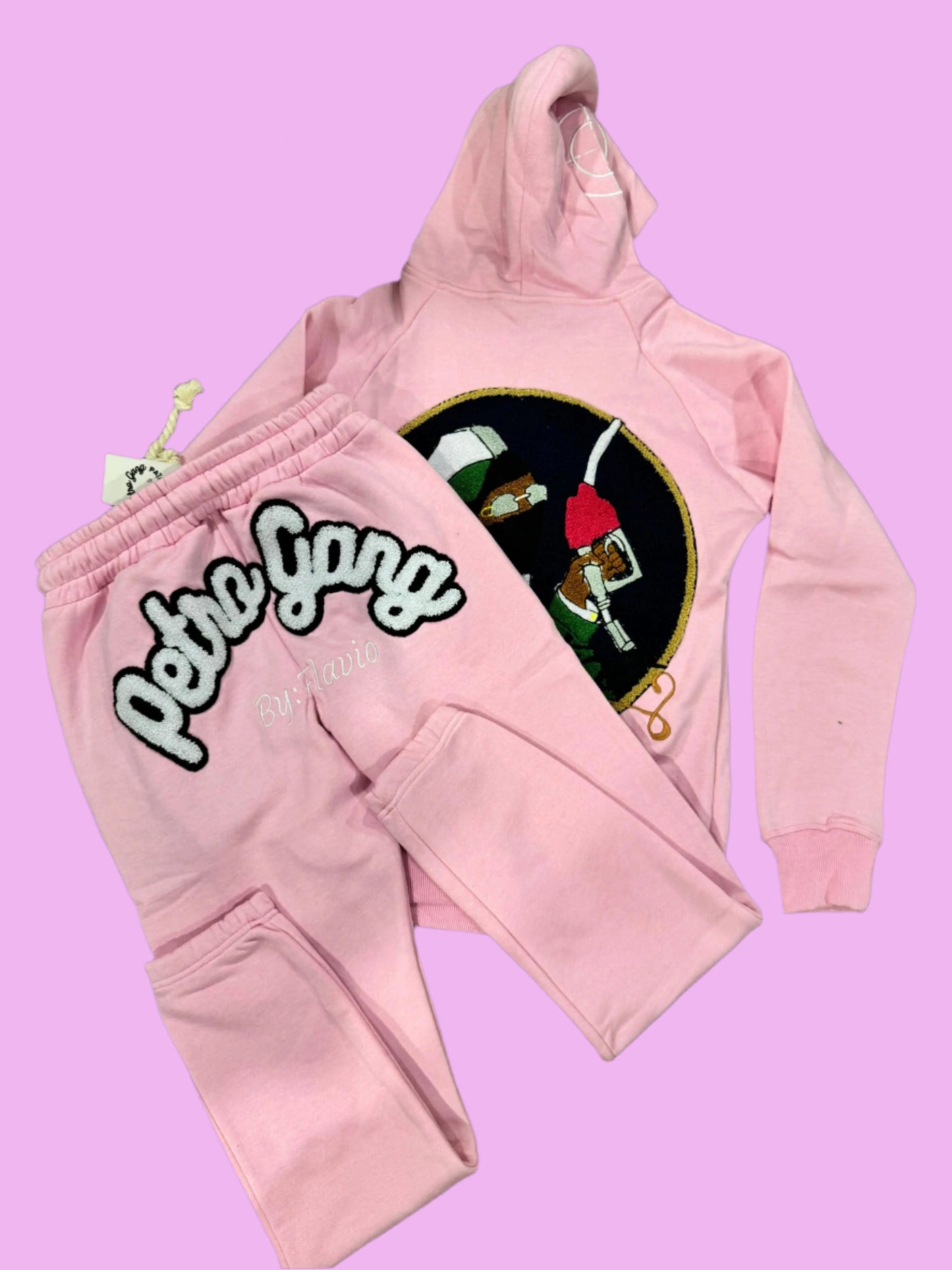 Womens Pink Petro Gang Suit