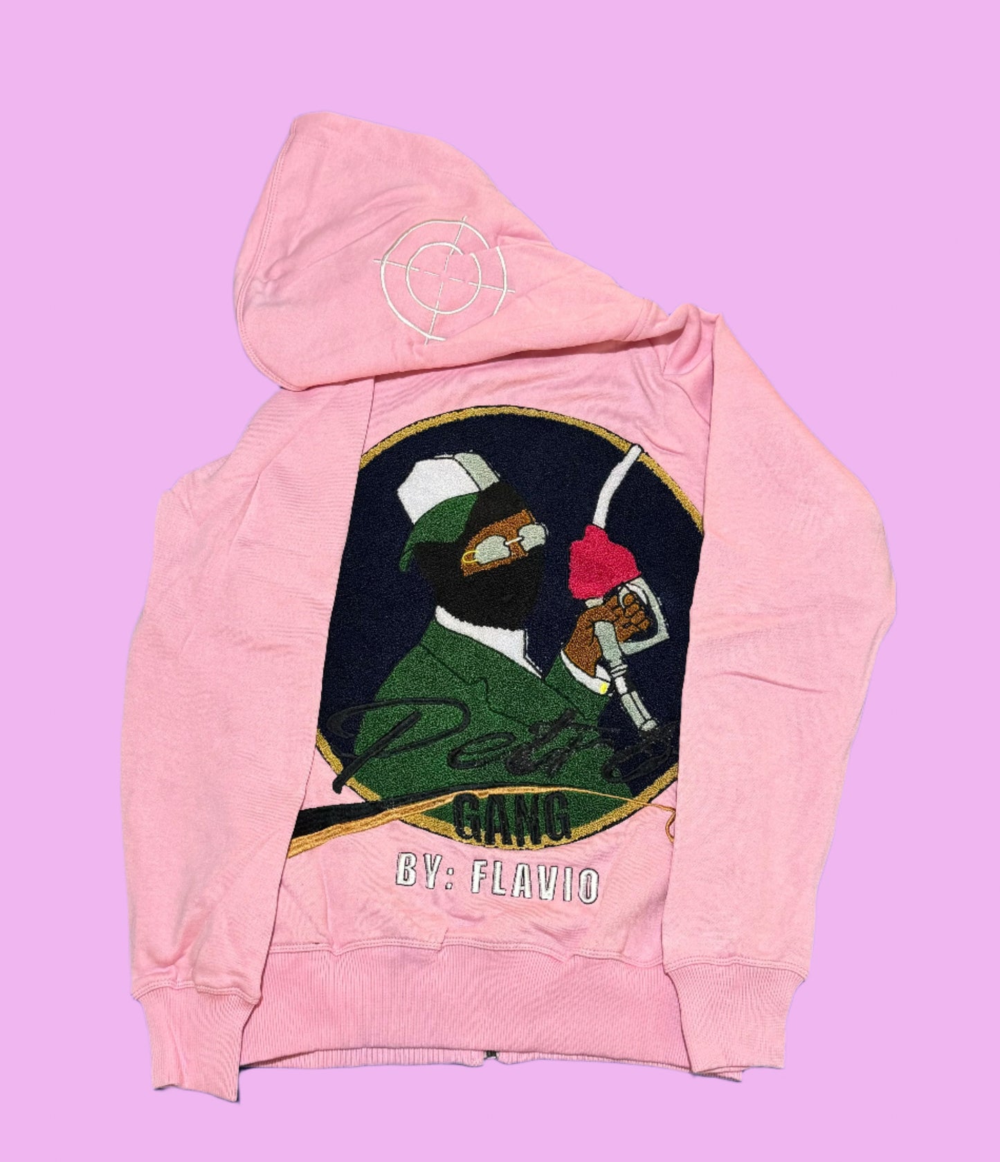 Womens Pink Petro Gang Jacket