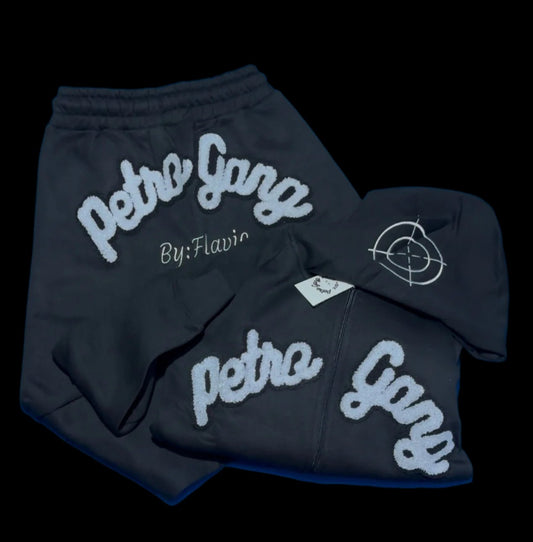 Mens Black Petro Gang Suit